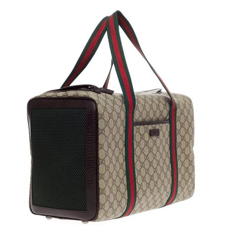 gucci dog carrier|gucci dog carrier for sale.